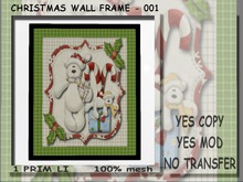 !Moril Creations! Christmas Wall Frame - 001