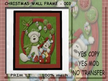 !Moril Creations! Christmas Wall Frame - 003