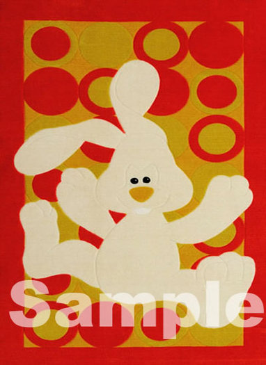 Happy Bunny Rug 