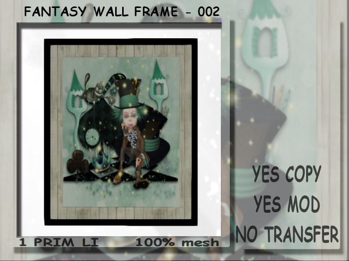!Moril Creations! Fantasy Wall Frame - 002