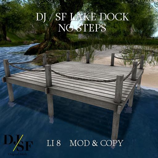 DJ / SF Lake Dock - no steps - boxed
