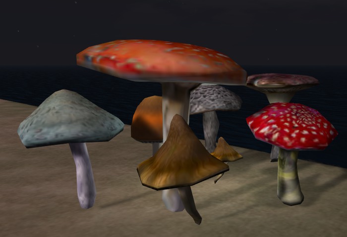 Giant 8 Mushroom cluster A one prim