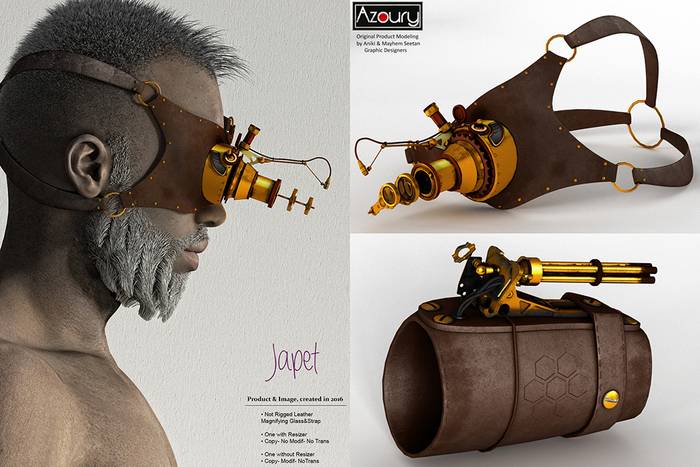 [DEMO] AZOURY - Japet Magnifying Glass&Strap 