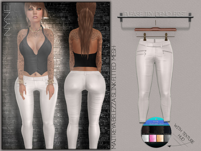[NYNE] Leather Pants w. Hud(unpack me)