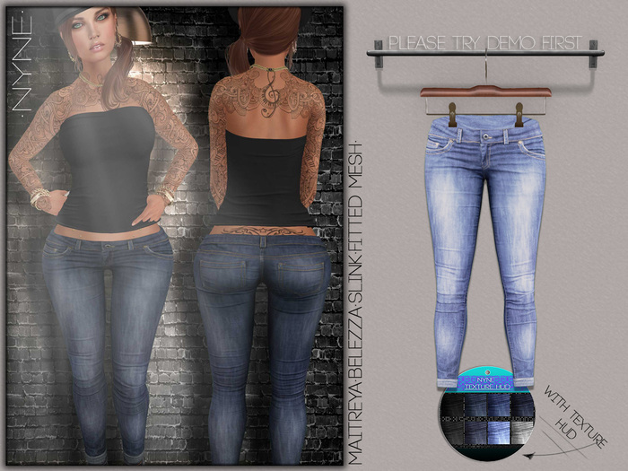 [NYNE] Skinny Jeans w. Hud (unpack me)