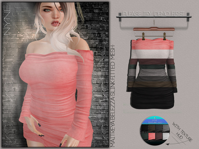 [NYNE] Shoulder Dress with Hud