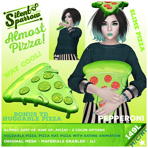 ~silentsparrow~ Almost Pizza? Set - Pepperoni