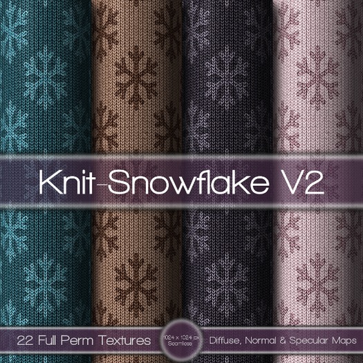 {L} Knit-Snowflake V2