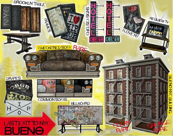 BUENO-NY Collection -Building Grunge RARE