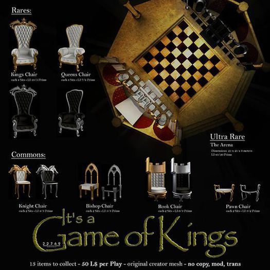 22769 ~ [bauwerk] The Queen Black / Silver RARE 