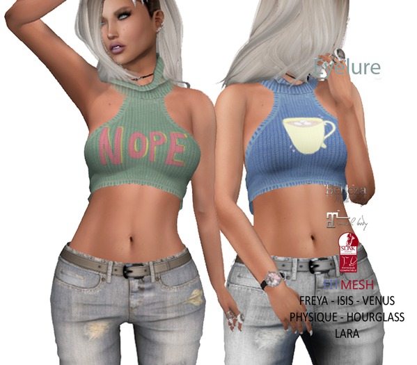 Eyelure Halter Knit   - 2 Pack    Nope/HotChoco