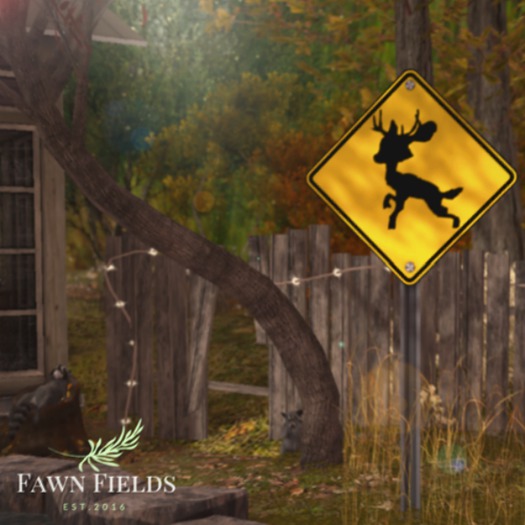 ~FF~Fawns Crossing Sign
