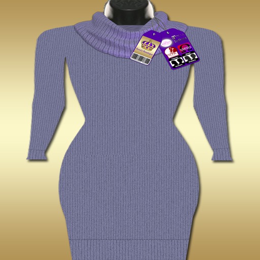 RB - Lexi Roll Neck Dress - Violet (wear to unpack)