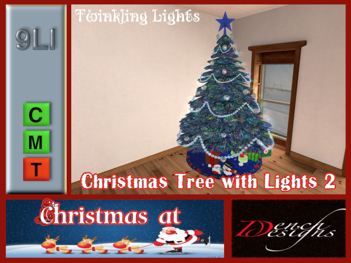 Christmas Tree with Lights 2 by Dench Designs