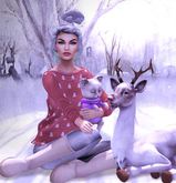 Fawny - Winter Wonderland.Sweater - Red N1 - M