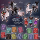 Fawny - Winter Wonderland.Sweater with Bunny - Violet - S