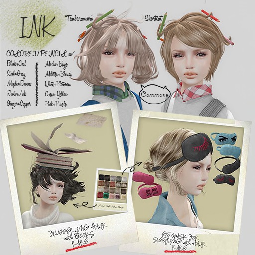 [INK] COLORED PENCIL w/ SHORTCUT ::Roots/Ash 1