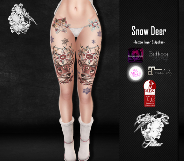 -Endless Pain Tattoos- Snow Deer