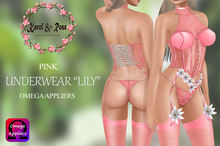 .KAROL ROSE. UNDERWEAR "LILY" PINK