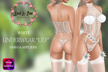 .KAROL ROSE. UNDERWEAR "LILY" WHITE