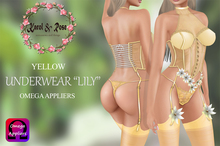 .KAROL ROSE. UNDERWEAR "LILY" YELLOW