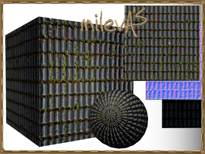milevA's Pattern FP 3D Concrete Mossy 01 1024