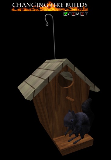 AP - Black Squirrel Bird House v2