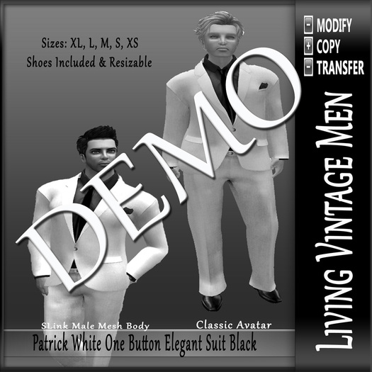 LVM Patrick One Button Elegant Suit DEMO