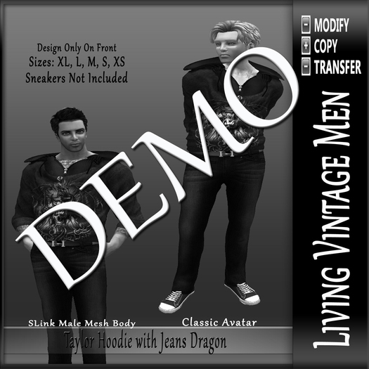 LVM Taylor Hoodie with Jeans DEMO