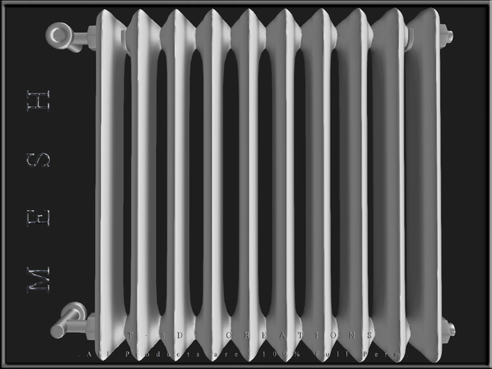 T-3D Creations [ Radiator ]  Regular MESH - Full Perm -