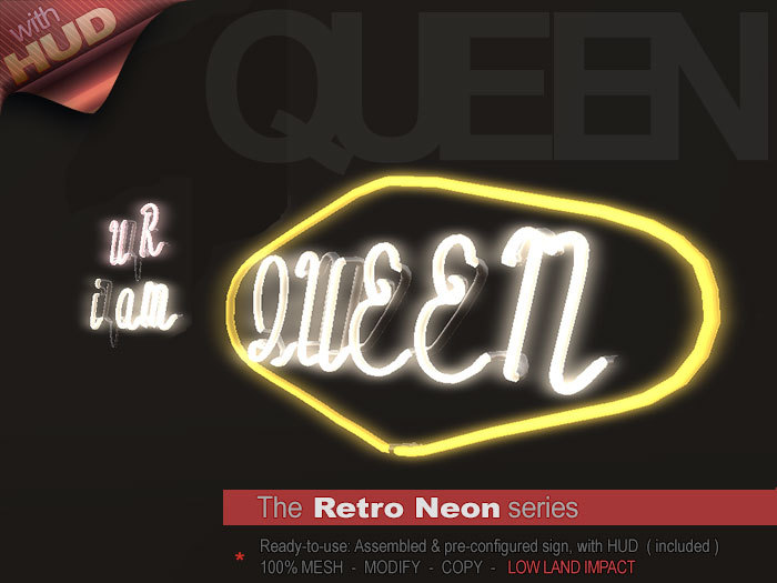 The Retro Neon - QUEEN