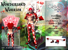 Wonderland Warrior Red - Gelido Store