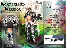 Wonderland Warrior Black - Gelido Store