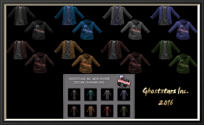 Men's Mesh Hoodie with Undershirt