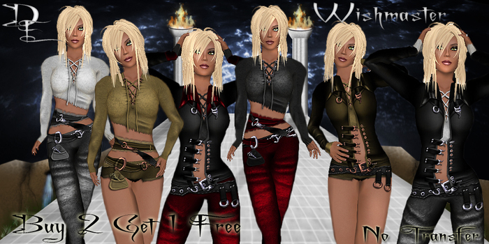 *DE Designs*-Wishmaster-Ladies Multi Pack