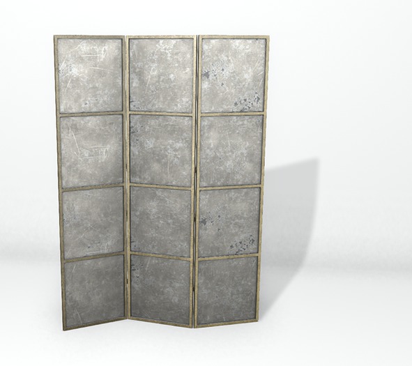 The Loft & ARIA - Monaco Privacy Screen - Gold