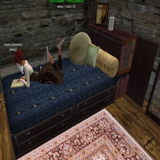 Azure Reading Couch