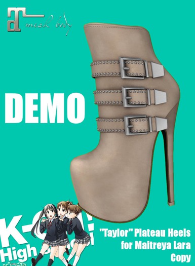 KO-H Taylor Plateau Heel Maitreya DEMO