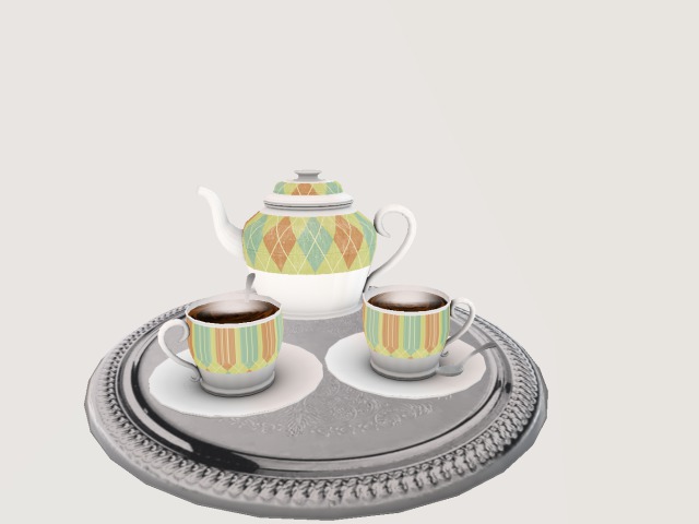 Coffee Set Yellow