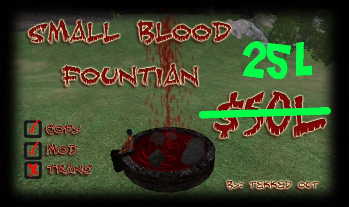 Small Blood Fountain *CONED*