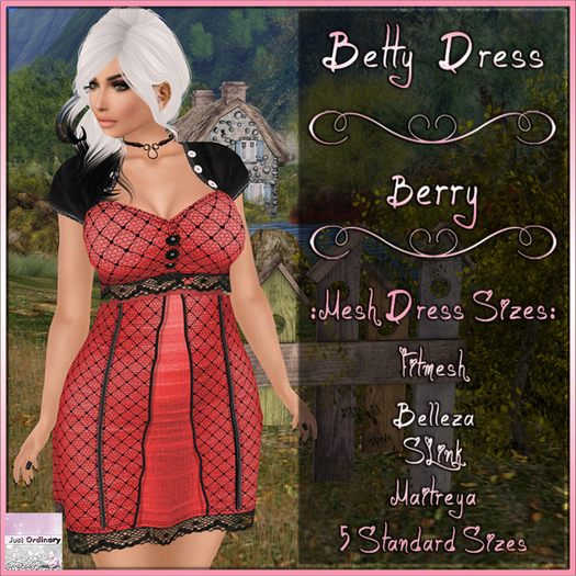 Betty Dress Berry