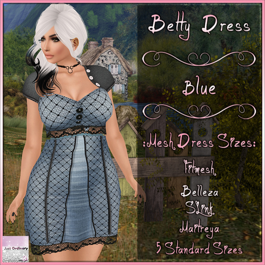 Betty Dress Blue