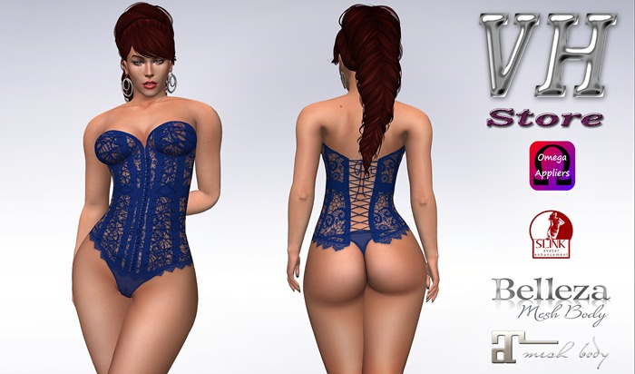 ..::VH::.. Bebel Body with Omega Applier - Dark Blue