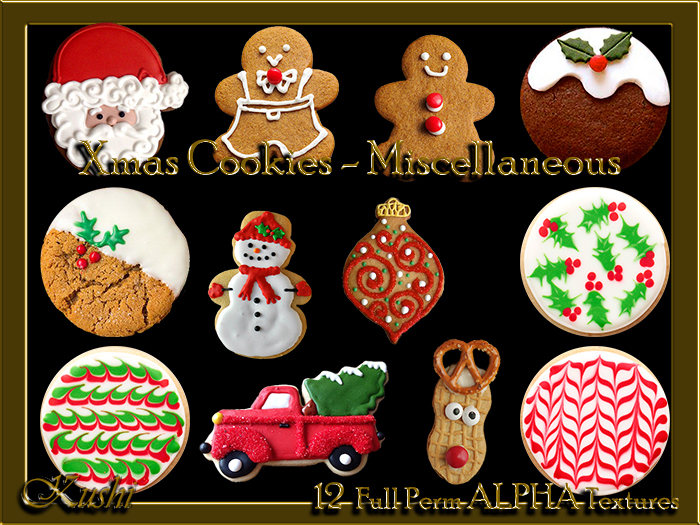 Xmas Cookies -Misc Textures