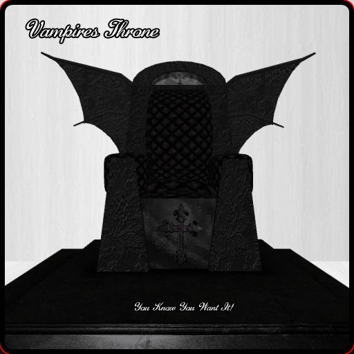 Black Vampire Throne