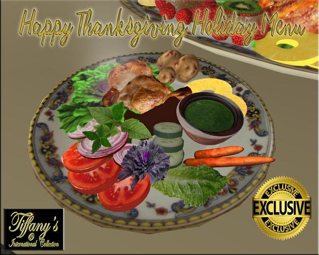 HAPPY  HOLYDAY MENU