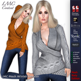 LMC - Winter Sweater - Full Perm Fitmesh Template - Maitreya Belleza Freya Isis Venus Physique Hourglass tonic eBody