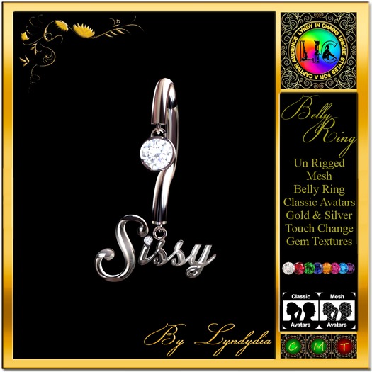 sissy navel piercing