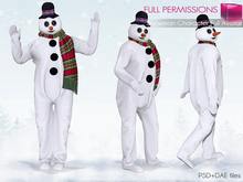 Full Perm MI Snowman Character Full Avatar - Premier