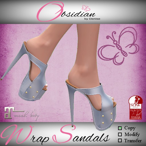 ::OBD:: Wrap Sandals Light Blue